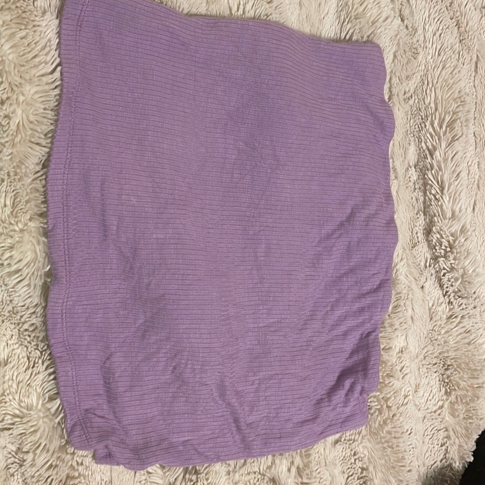 Purple crop top